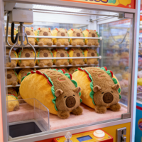 Jouets en peluche Capybara Taco mignons de 8 pouces, animaux en peluche, jouets de dessin animé pour enfants, pour machines à griffes