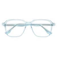 Vente en gros d'usine : Monture de lunettes en acétate, design rétro carré vintage, surdimensionnée et tendance