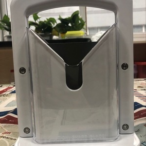 Bread Slicer Plastic White And Black Easy To Clean Kitchen Tool For Toast Bagel Cutting - Product Image 2