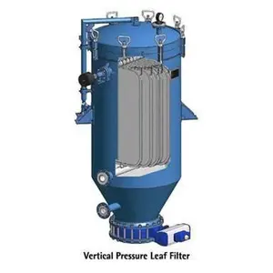 Automatic filter, industrial vertical pressure leaf filter