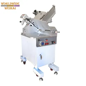 1500W Automatic Industrial Meat Slicer Restaurant Vertical Standing New Condition New Motor Blade 220V/380V Frozen Meat Slicer