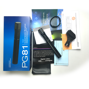 ไมโครโฟนไดนามิกแบบคาร์ดิออยด์ รุ่น PG81 แบบมีสาย XLR สำหรับการสัมภาษณ์ ร้องเพลง และเครื่องดนตรีประเภทอะคูสติก เช่น กีตาร์ - Product Image 5