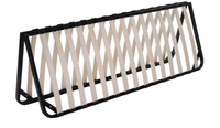 Sommier de lit en fer pleine grandeur avec lattes en bois de pin/bois de bouleau/bois de peuplier, taille personnalisable, durable et écologique, mobilier de chambre