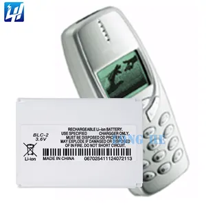 Baterai BLC-2 kapasitas tinggi untuk Nokia 3310 3330 3350 3530 baterai 6650 6800 harga bagus