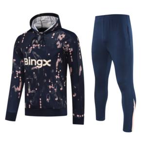 Chándal de Entrenamiento con Cremallera Completa y Estampado en Relieve para Otoño e Invierno, Sudadera Deportiva de Fútbol 25/26, Sudadera con Capucha, Uniforme de Clubes Europeos - Product Image 1