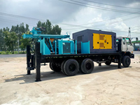 Plateforme de forage montée sur camion HRT-400 avec moteur diesel YUCHAI, profondeur maximale de 400 m, pour usage en construction