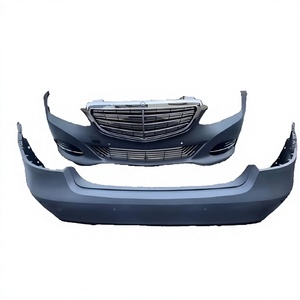 กันชนหน้าสำหรับ Mercedes-Benz E-Class W212 รุ่นอัพเกรดใหม่ ทำจากพลาสติกสีแดง สำหรับรุ่น E63AMG อะไหล่รถยนต์ กันชนหน้า A2128802840 - Product Image 3