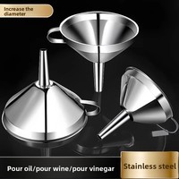 Filtre à entonnoir en acier inoxydable 304 Chu Yi, multifonctionnel pour la maison, pour huile, sédiments, herbes médicinales chinoises et vin