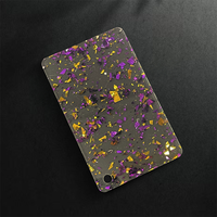 Vente en gros 3mm 1220*2440mm Feuille acrylique coulée Feuille acrylique en plastique à motifs de marbre Chunky Glitter