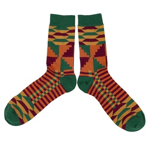 <span class=keywords><strong>Chaussettes</strong></span> décontractées unisexes pour hommes, vente en gros, <span class=keywords><strong>chaussettes</strong></span> <span class=keywords><strong>fantaisie</strong></span> colorées à motifs géométriques abstraits, <span class=keywords><strong>chaussettes</strong></span> originales à imprimé ethnique africain en coton - Product Image 2
