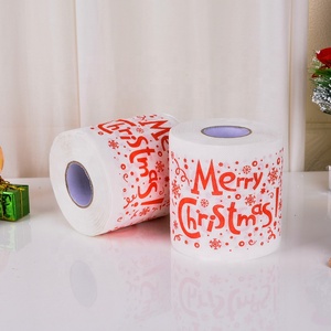 Xmas <strong>Toilet</strong> Paper Christmas Bathroom <strong>Roll</strong> Paper Household <strong>Novelty</strong> Printed <strong>Toilet</strong> Paper Tissue <strong>Roll</strong> - Product Image 6