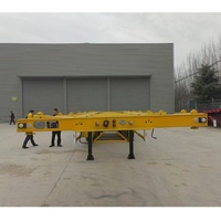 2 3 4 essieux 20FT 40FT châssis d'expédition squelette squelette semi-remorque 40FT conteneur remorque Made in China camion remorque