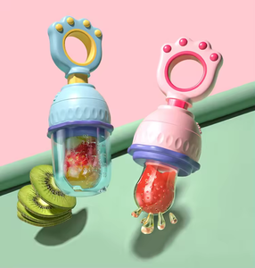 مجموعة مشط ومشبك زجاجة الرضاعة للأطفال من 0-12 شهرًا، خالية من مادة BPA، بتدفق بطيء وجودة عالية، تصميم عصري فاخر من السيليكون، مع رسومات كرتونية، متوفرة بالجملة - Product Image 2