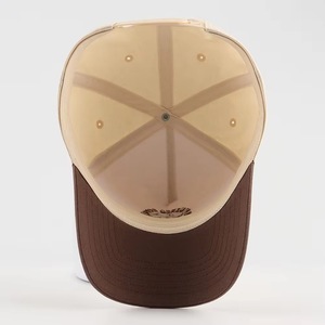 Gorra de 5 Paneles Personalizada, Gorra de Béisbol de 5 Paneles con Estructura en A, de Algodón, de Dos Tonos, Bordada, con Cierre a Presión - Product Image 4