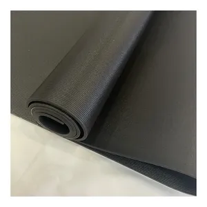 高密度聚氯乙烯瑜伽普拉提垫锻炼运动垫黑色地毯