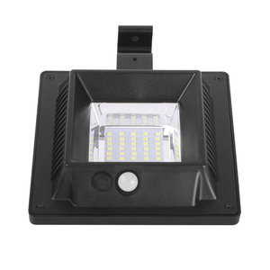 Lampe murale solaire carrée, angle de faisceau de 20 degrés, capteur de mouvement humain, lampe extérieure étanche - Product Image 1