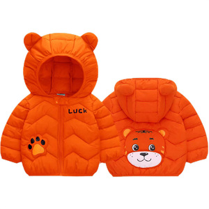 Otoño <span class=keywords><strong>Invierno</strong></span> lindo bebé con capucha abrigo <span class=keywords><strong>de</strong></span> algodón niños <span class=keywords><strong>niñas</strong></span> prendas <span class=keywords><strong>de</strong></span> vestir exteriores diseño <span class=keywords><strong>de</strong></span> dibujos animados cierre <span class=keywords><strong>de</strong></span> cremallera cálido Casual niños <span class=keywords><strong>chaquetas</strong></span> nuevo - Product Image 5