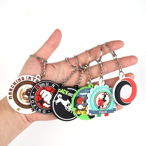 Tùy chỉnh thiết kế cao su Móc Chìa Khóa hai mặt <span class=keywords><strong>3D</strong></span> tùy chỉnh PVC Keychain cao su Anime Silicone PVC Tùy chỉnh Keychain - Product Image 5