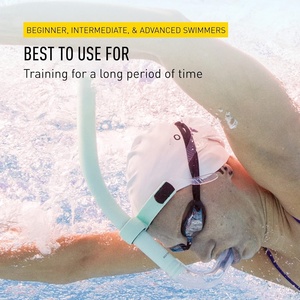 Snorkel professionnel en silicone liquide détachable anti-étouffement pour adultes et enfants, fourni par le fabricant, pour l'entraînement à la natation - Product Image 4