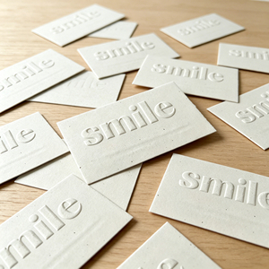 Individuelle Letterpress-Einladungskarten aus Samenpapier, Grußkarten mit Pflanzensamen, Umweltfreundliche Letterpress-Karten - Product Image 3