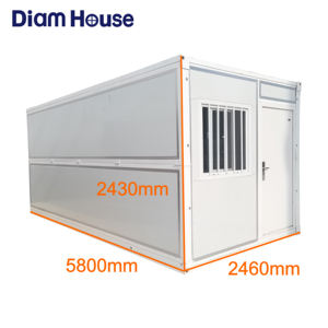 Case prefabbricate 2 camere da letto di lusso 20ft mobile casa pieghevole prefabbricata casa contenitore per la vendita - Product Image 3