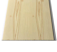 Panel de Techo de PVC Ignífugo de Alta Calidad para Interiores, para Decoración de Salones, Hoteles y Gimnasios, Laminado con Aspecto de Madera, Resistente a la Humedad