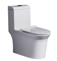 WC monobloc en céramique à double chasse, à poser au sol, facile à nettoyer, pour la vente en gros directe usine
