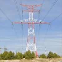 Estructura de Línea Eléctrica Aérea Autoportante de Acero Angular Galvanizado en Caliente para Torres de Alta Tensión de 500kV