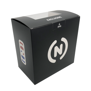 <span class=keywords><strong>Caja</strong></span> cuadrada de papel de regalo con impresión de logotipo personalizado, gorra de béisbol barata, Snapback, embalaje con ventana transparente de PVC - Product Image 6