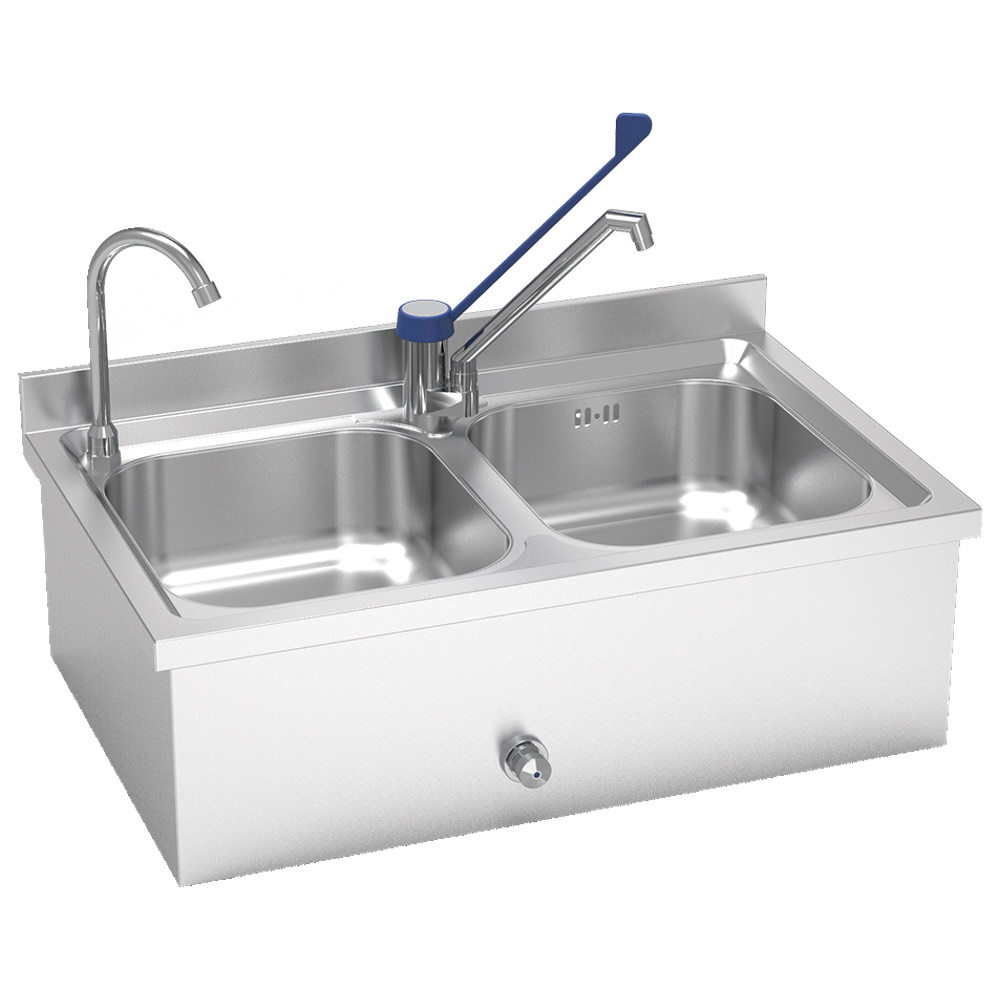 Hands-Free Knee Valve For Faucets - G1/2 Thread Brass Foot Control Valve For Kitchen & Bathroom