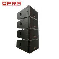 Système de sonorisation professionnel Line Array OP-110 300W AES/1200W Puissance de crête Réponse en fréquence 60Hz-20kHz pour sonorisation de scène de concert