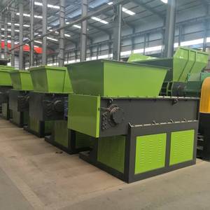 Large-Capacity Single-Shaft Shredder for Metal/<strong>Rubber</strong>/Wood/Plastic/Tire Processing 380V 37kW Alloy Steel Blades High Energy - Product Image 3
