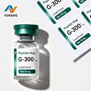 Etiquetas Personalizadas para Viales de Péptidos, Etiquetas Impermeables para Viales de 3 ml, Etiquetas Refrigeradas para Viales de Péptidos, Etiquetas Adhesivas con Logotipo, Adhesivos Personalizados - Product Image 1