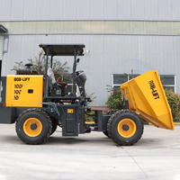 Camion benne basculante diesel compact BOB-LIFT 2-3 tonnes avec benne de 1,5 m³ pour le transport sur chantier