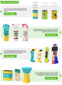 تصميم جديد حدث ترويج معرض طاولة عرض من الألومنيوم 22 بوصة ~ 43 بوصة شاشة أرضية قائمة عرض طاولة أمامية - Product Image 4