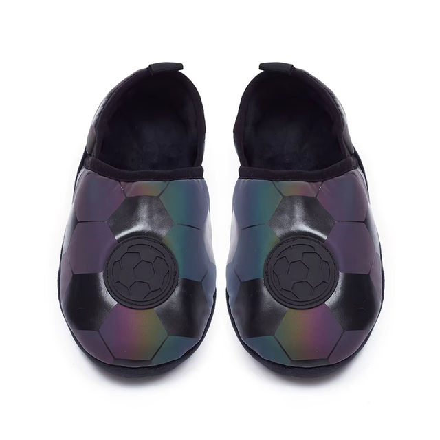 Fashionable Funny Memory Foam Sport Football Cartoon Design Plush Home Slippers