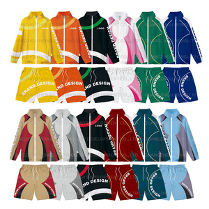 Completi personalizzati pantaloncini alla moda <span class=keywords><strong>giacca</strong></span> a vento da <span class=keywords><strong>uomo</strong></span> - Product Image 4