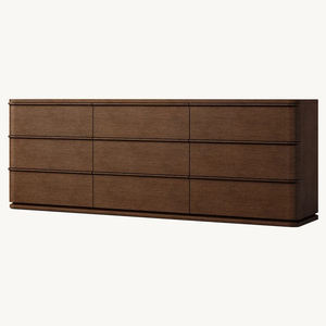 Credenza Contenitore di Lusso in Stile Francese per la Casa Mobile Retrò di Alta Gamma Cassettiera Moderna in Legno Massello - Product Image 5