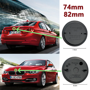 Emblemas Delanteros/Traseros Negros de 82mm y 74mm para Capó y Maletero, Logotipo de la Edición del 50 Aniversario para BMW E46 E39 E38 E90 E60 X3 X5 - Product Image 2