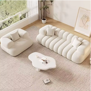 सर्वश्रेष्ठ विक्रेता सोफे सेट, घर की विलासिता के लिए कपड़े सोफे, इतालवी न्यूनतम इनडोर मॉड्यूलर लिविंग रूम सोफा - Product Image 3