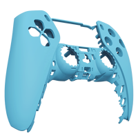 Pour PS5 Controller Shell - Heaven Blue Matte Couvercle supérieur de remplacement personnalisé pour contrôleur de jeu