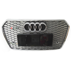 Griglia Frontale RS7 per <span class=keywords><strong>Audi</strong></span> A7 2016-2018, Kit Carrozzeria <span class=keywords><strong>Nero</strong></span> Lucido di Alta Qualità, Facile Installazione, Upgrade S7 - Product Image 4