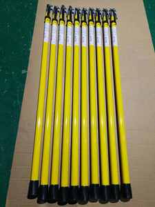 Bâton de fonctionnement isolé haute tension en fibre de verre FRP GRP <span class=keywords><strong>Triangle</strong></span> télescopique de qualité garantie du fabricant pour monteur de lignes - Product Image 4