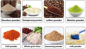 Machine à emballer pour la poudre de piment de lavage de farine, machine à emballer semi-automatique de poudre - Product Image 6