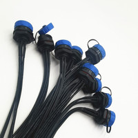 Solution de faisceau de câbles avec connecteur étanche série Weipu SP13 SP17 sur mesure ODM