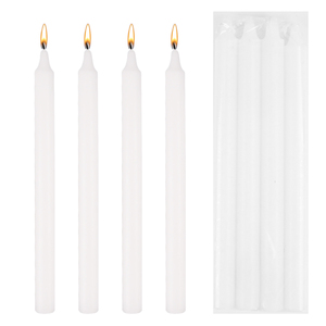 Bougies coniques sans fumée de 8 et 10 pouces en gros à prix abordable pour mariage - Product Image 4