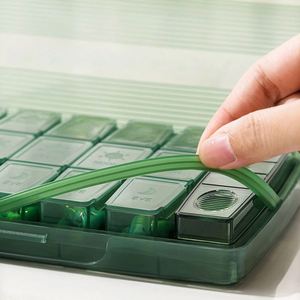 2024 New Arrival Magnetic Fish Oil Dust Proof Container 14 Compartment Weekly Waterproof Pill Box Organizer Large Capacity - Product Image 4