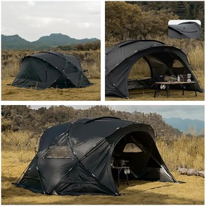 <span class=keywords><strong>Tente</strong></span> <span class=keywords><strong>d</strong></span>ôme 4 saisons OEM - <span class=keywords><strong>Tente</strong></span> de camping familiale imperméable avec isolation argentée, abri spacieux pour la randonnée et le camping en plein air - Product Image 3