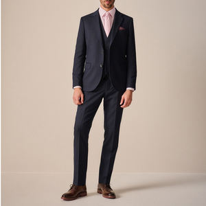 Ensemble de costume élégant pour homme, tendance, respirant, 100% coton, pour soirée et événements formels - Product Image 1