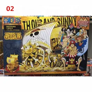 10スタイルアニメワンピースゴーイングメリーTHOUSANDSUNNY組み立てモデルボートPVCアクションフィギュア